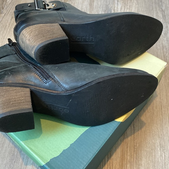 earth West Riverton Boot, Black, Size 9W - Picture 7 of 8